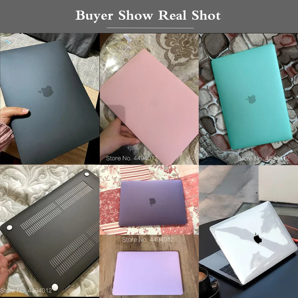 Matte Hard Case for MacBook Air & Pro 13–16" - SteadyBuy