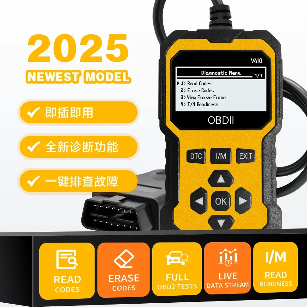 OBD2 Car Diagnostic Scanner Code Reader - SteadyBuy