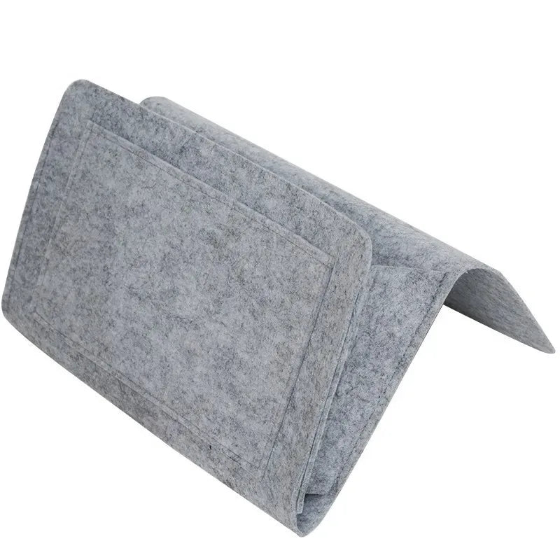 Felt Bedside Storage Caddy – Grey - SteadyBuy