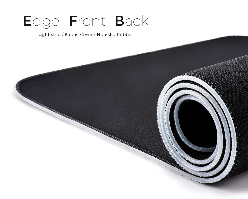 RGB LED Gaming Mouse Pad – Waterproof Desk Mat - SteadyBuy