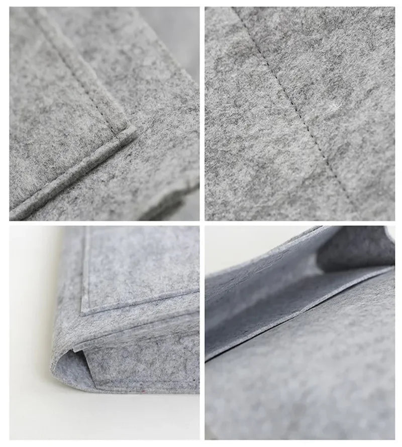 Felt Bedside Storage Caddy – Grey - SteadyBuy