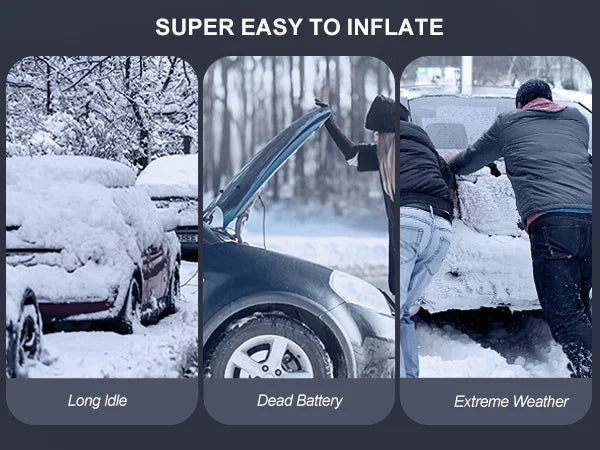 8000A Car Jump Starter with Air Compressor & Power Bank