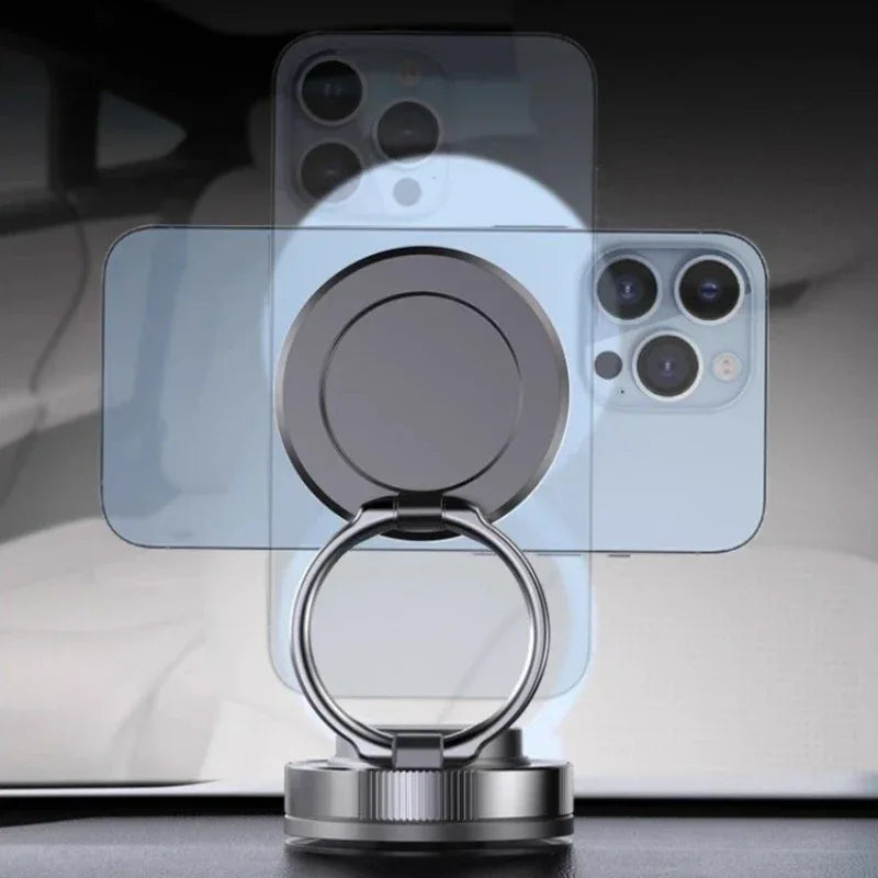 Magnetic Car Phone Mount with 360° Foldable Arm - SteadyBuy