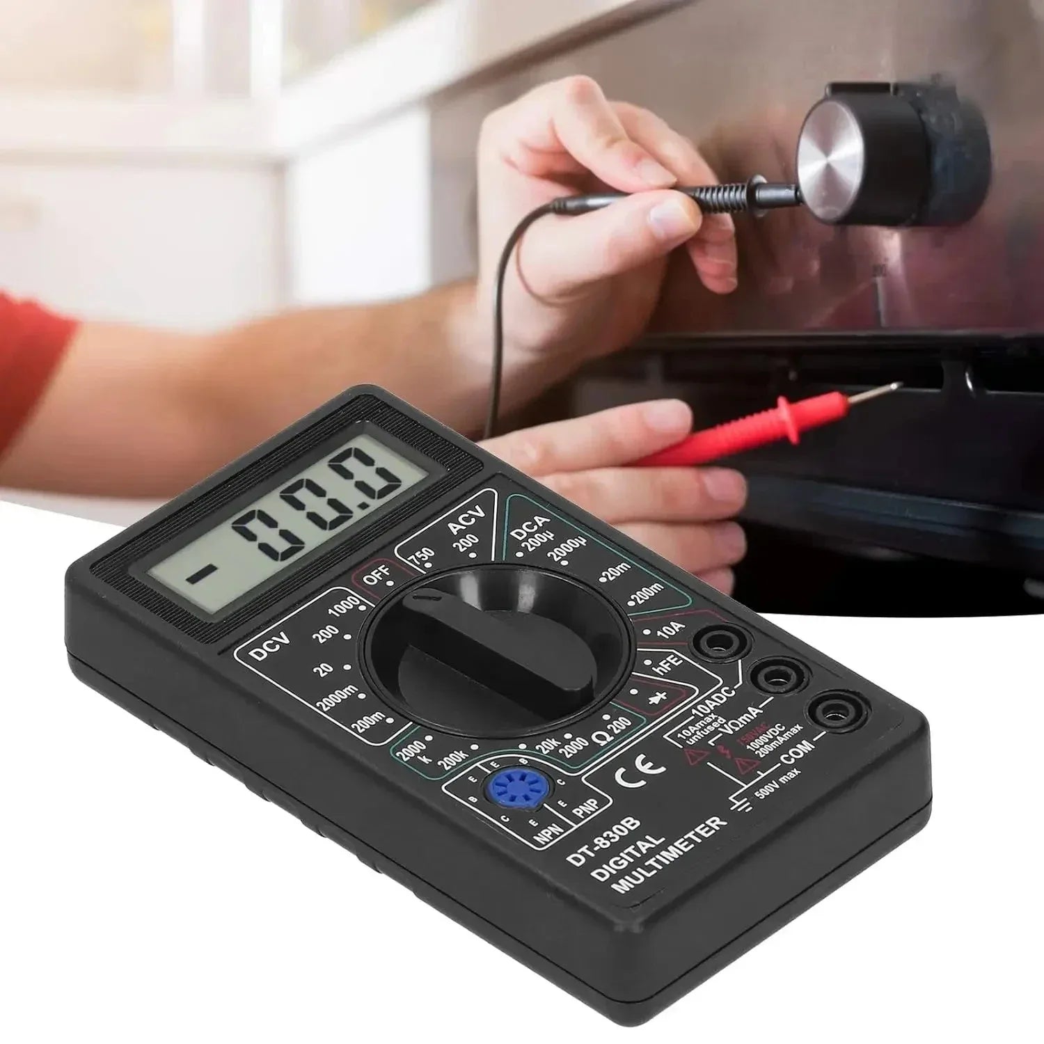 DT-830B Digital Multimeter – Handheld Voltage & Current Tester