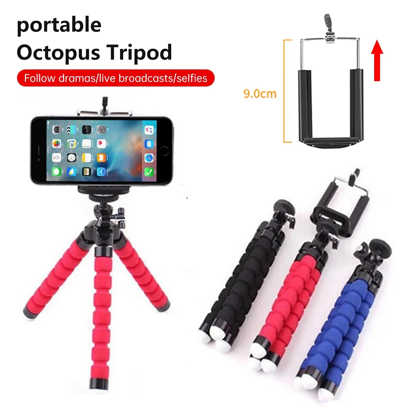 Flexible Octopus Tripod for Phone & Action Cameras - SteadyBuy
