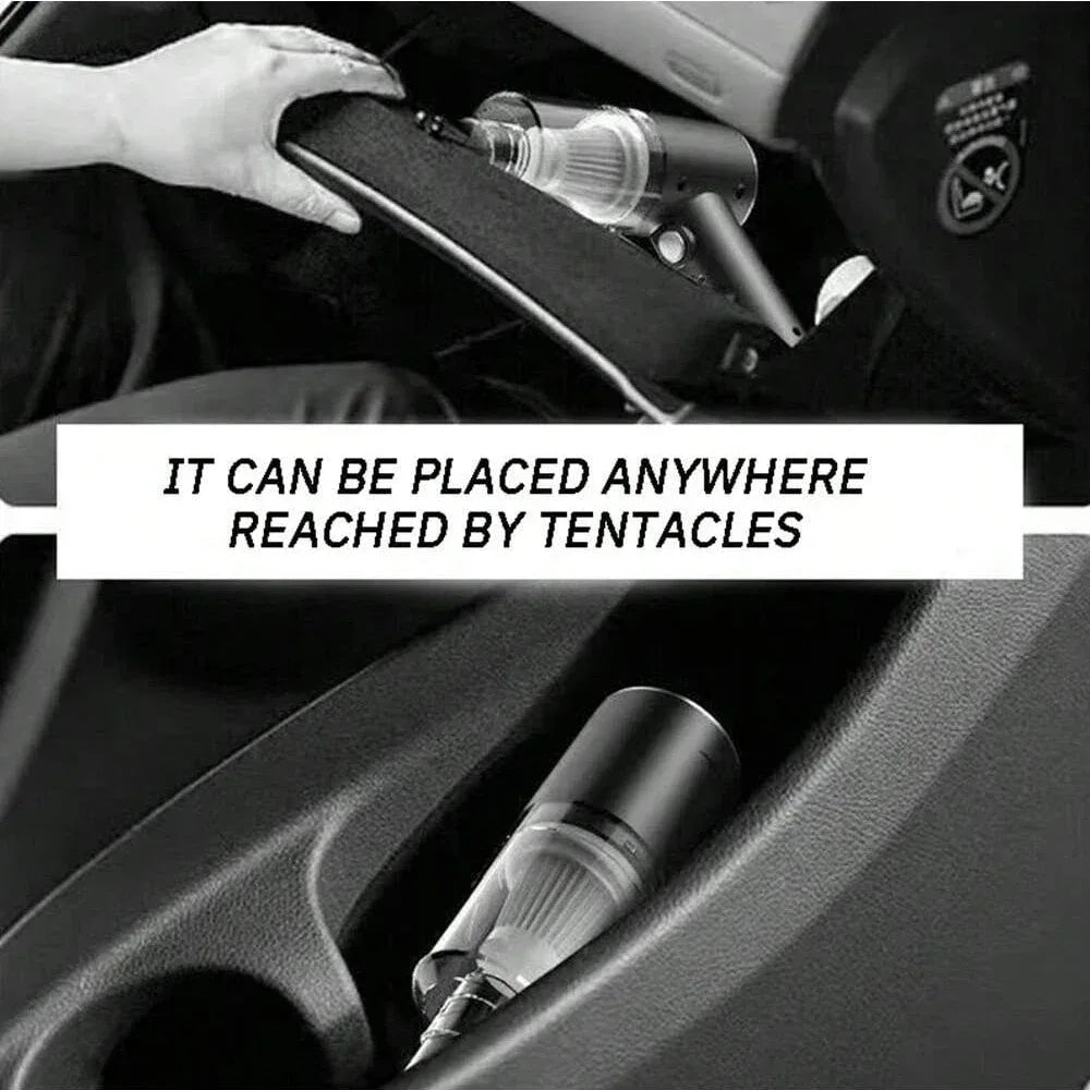 Cordless Handheld Vacuum for Home & Car – Black - SteadyBuy