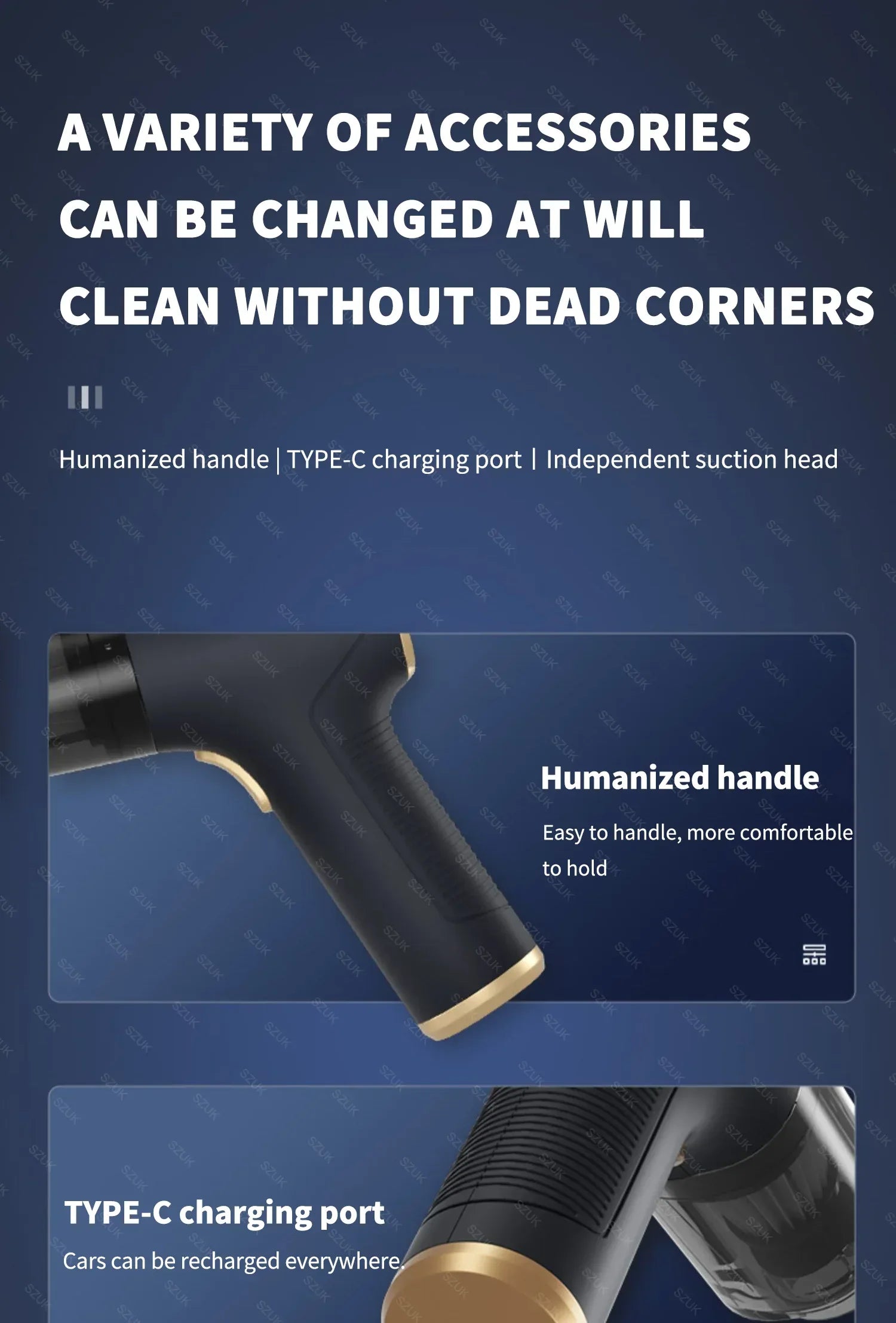 Mini Wireless Car & Home Vacuum Cleaner - SteadyBuy