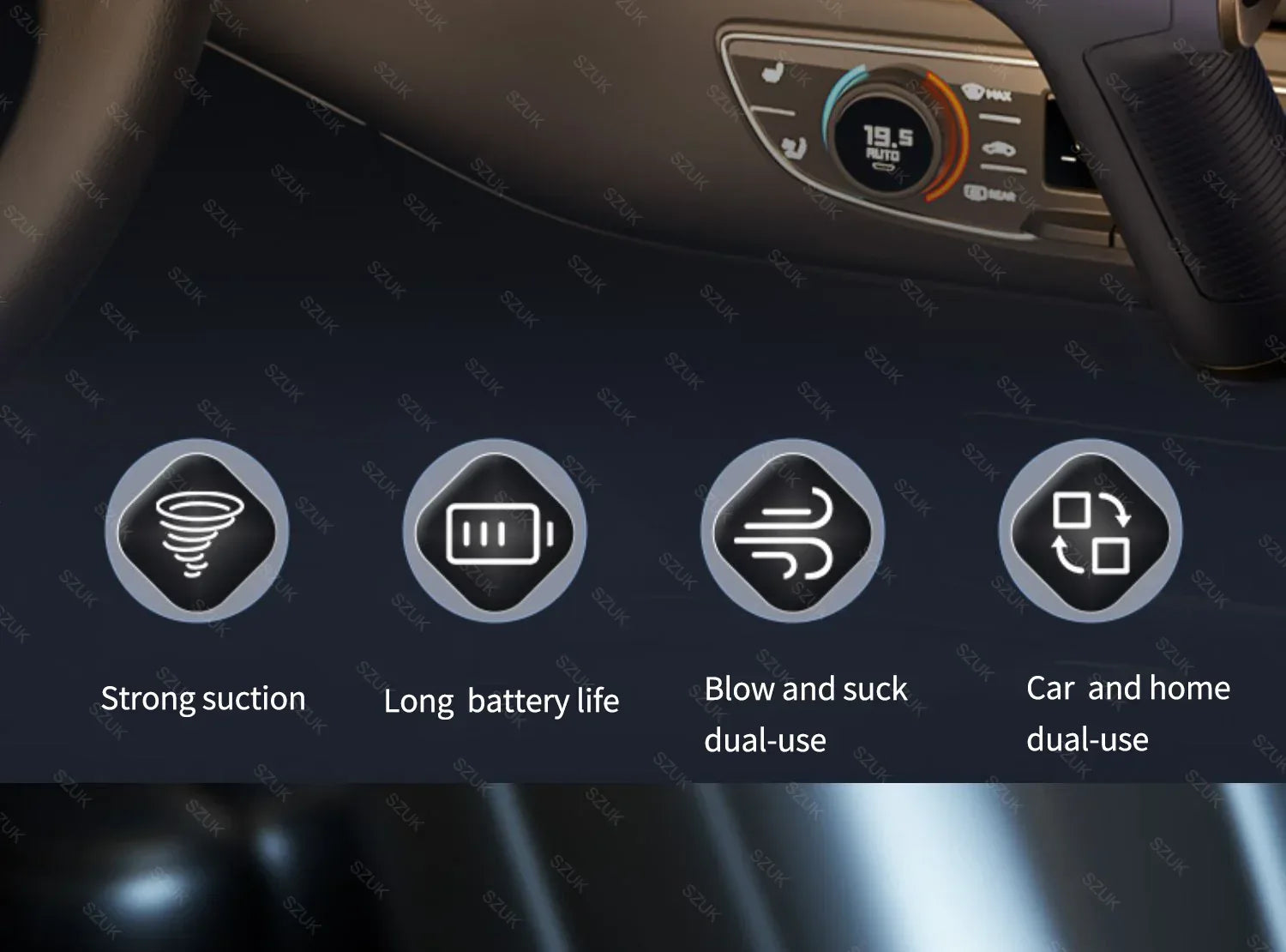 Mini Wireless Car & Home Vacuum Cleaner - SteadyBuy