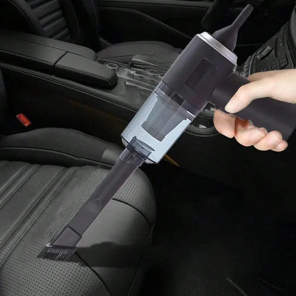 Cordless Handheld Vacuum for Home & Car – Black - SteadyBuy