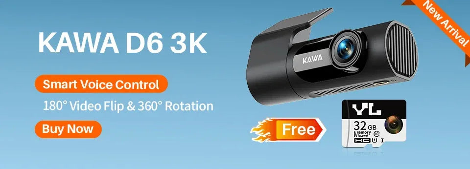 KAWA Mini 3 2K Smart Dash Camera - SteadyBuy