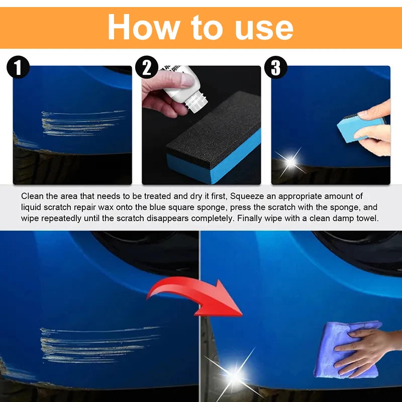 Car Scratch Remover Polishing Compound Kit