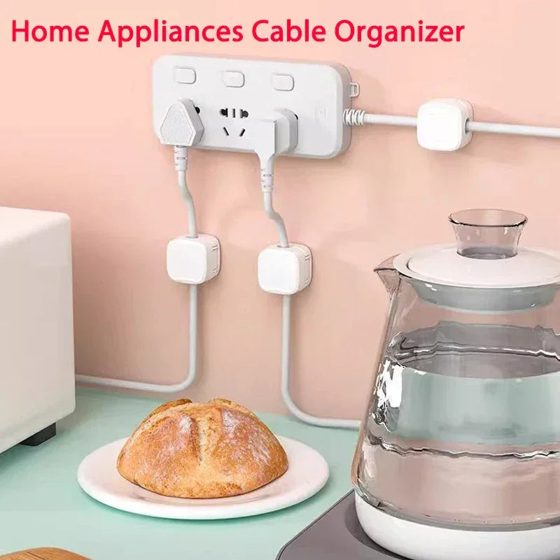 Magnetic Cable Clip Desk Cable Organiser – Black - SteadyBuy