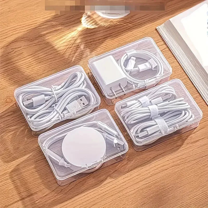 Cable Organiser Storage Box Set (2-Pack) - SteadyBuy