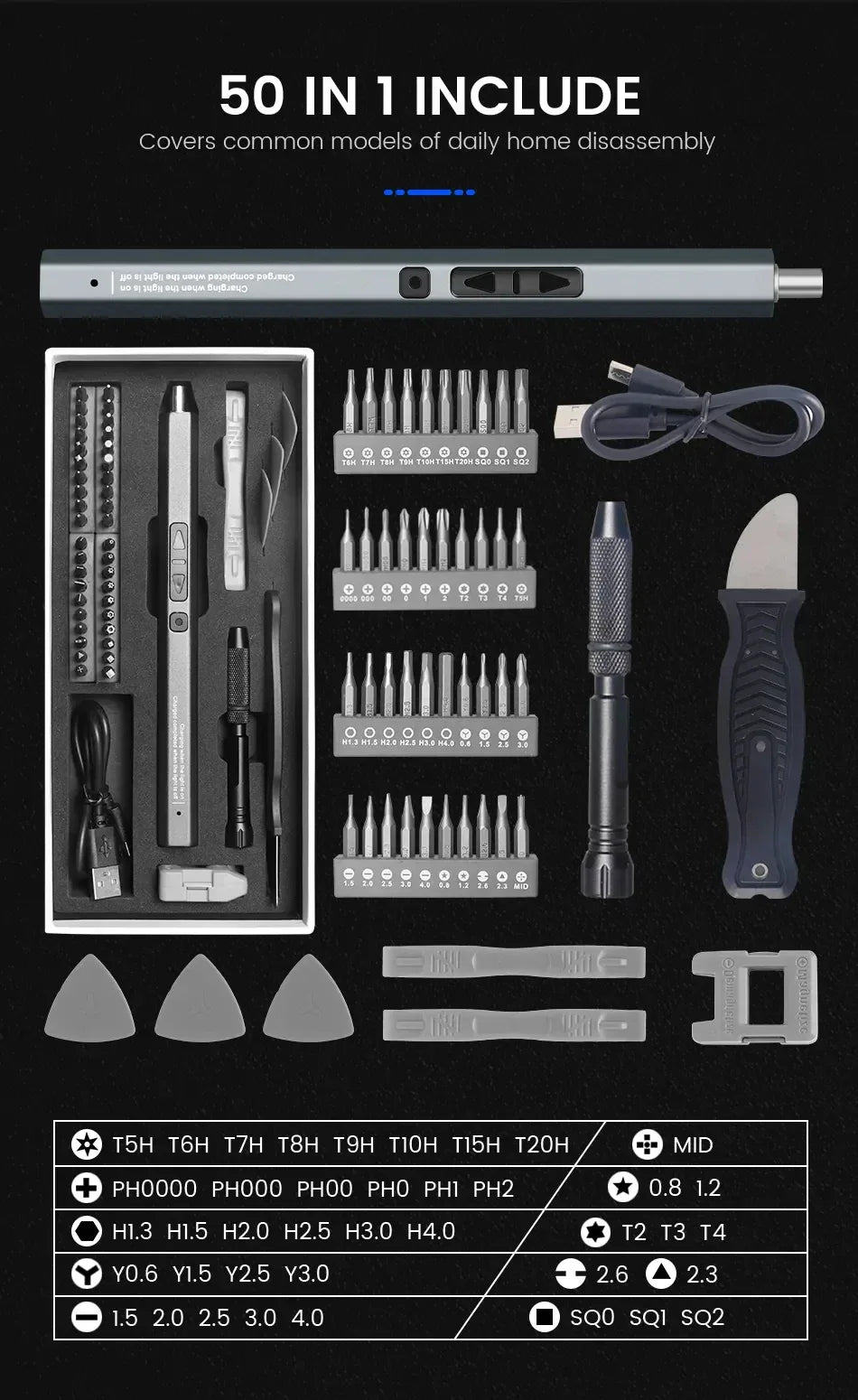 Cordless Precision Electric Screwdriver Set - SteadyBuy