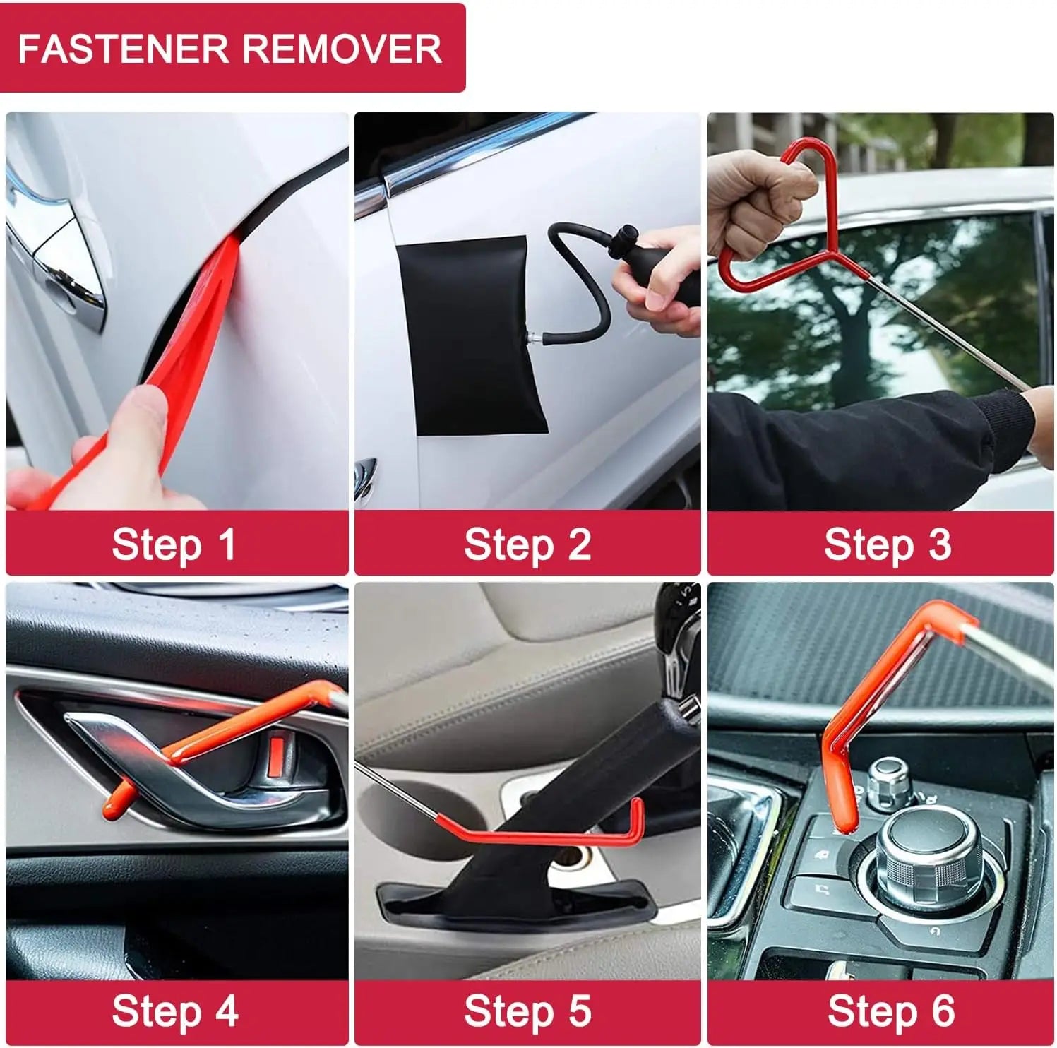 Car Door Long Reach Unlocking Tool Kit
