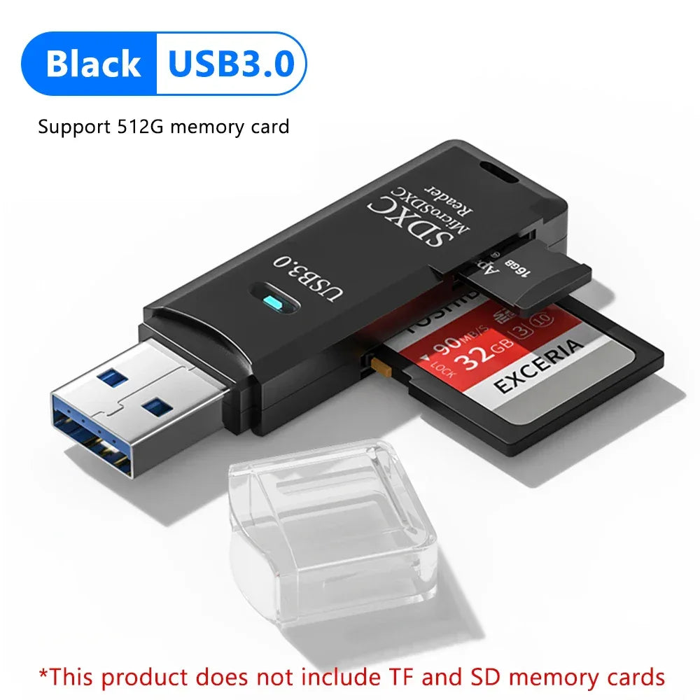 USB 3.0 SD & Micro SD Card Reader Adapter - SteadyBuy