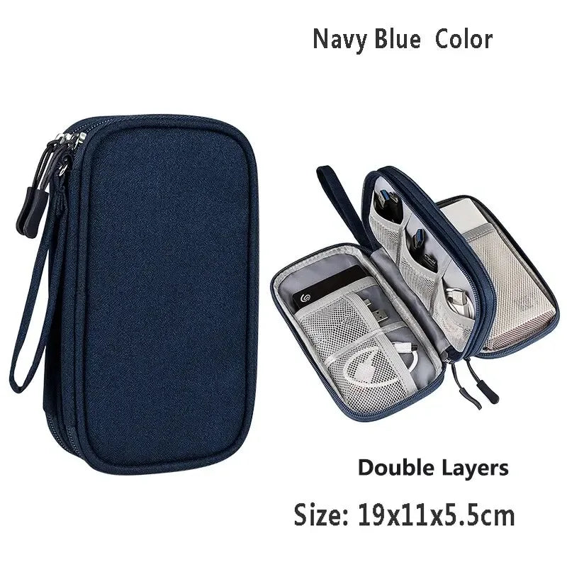 Waterproof Tech Cable Travel Organiser Case - SteadyBuy