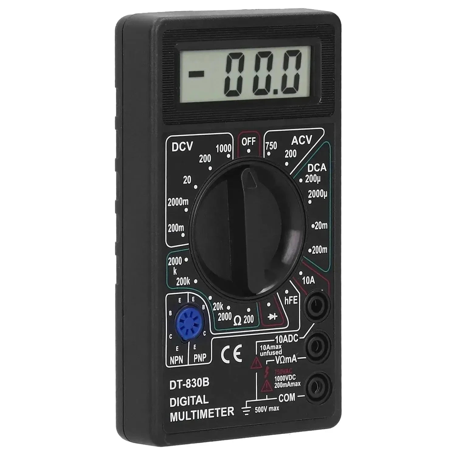 DT-830B Digital Multimeter – Handheld Voltage & Current Tester