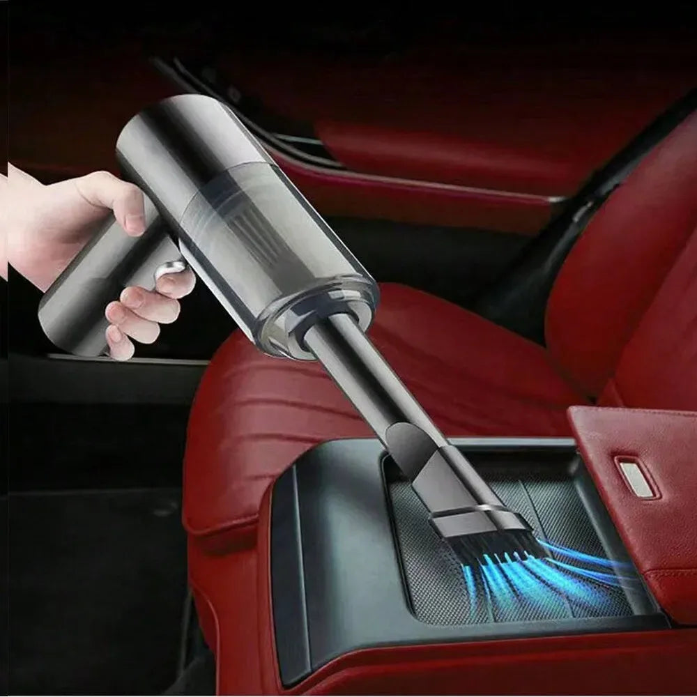 Cordless Handheld Vacuum for Home & Car – Black - SteadyBuy