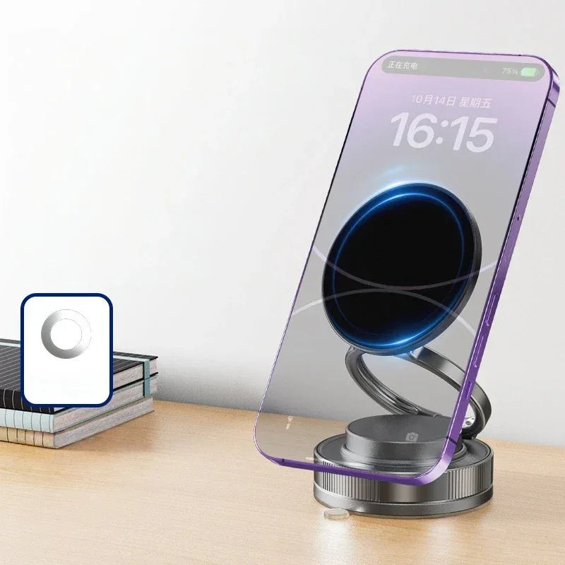 Magnetic Car Phone Mount with 360° Foldable Arm - SteadyBuy
