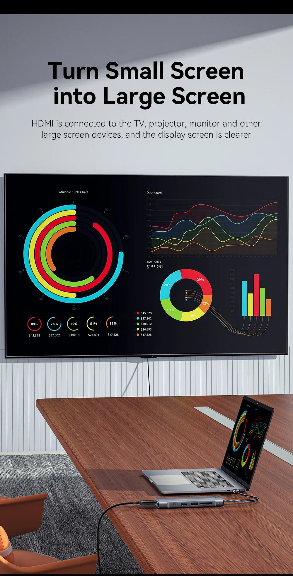 Essager 8‑in‑1 USB‑C Hub with SSD Storage Dock - SteadyBuy
