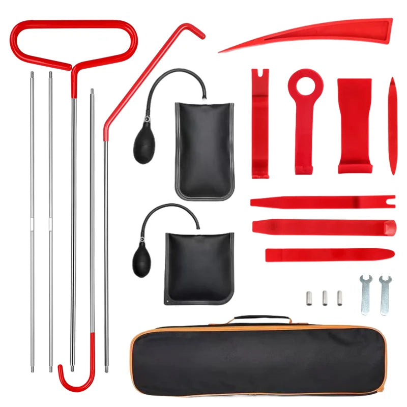 Car Door Long Reach Unlocking Tool Kit