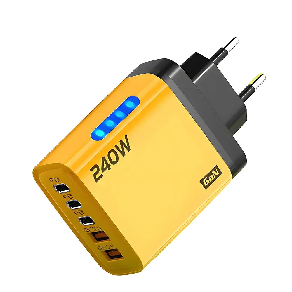 5-Port USB-C PD Wall Charger with Quick Charge 3.0 - SteadyBuy