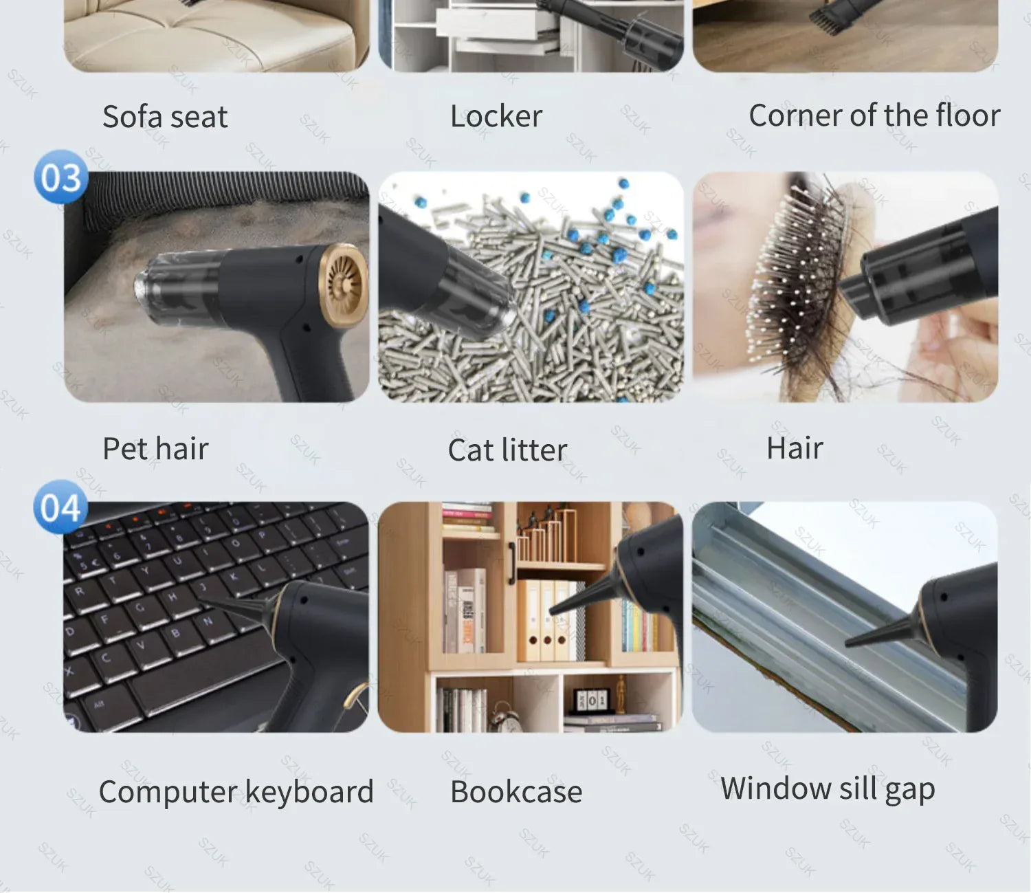 Mini Wireless Car & Home Vacuum Cleaner - SteadyBuy