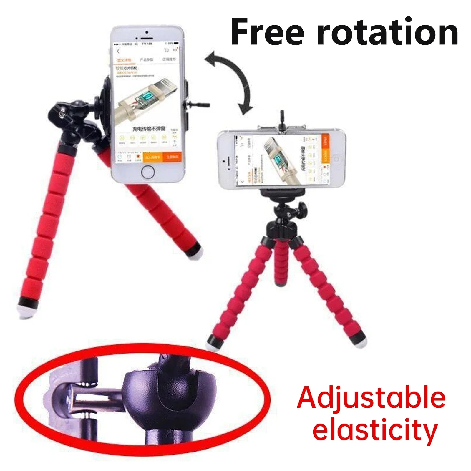 Flexible Octopus Tripod for Phone & Action Cameras - SteadyBuy