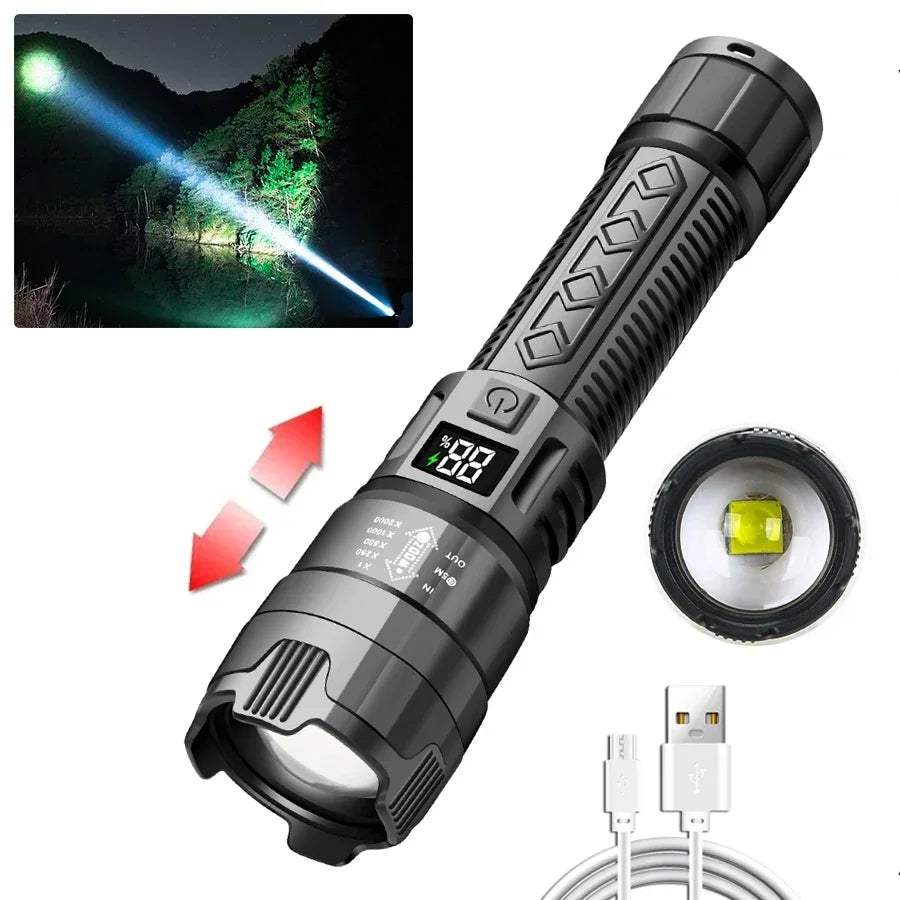Car Emergency LED Torch - Rechargeable Flashlight for Your Vehicle