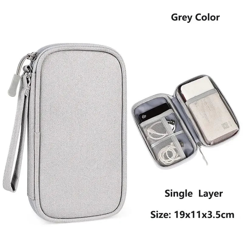 Waterproof Tech Cable Travel Organiser Case - SteadyBuy