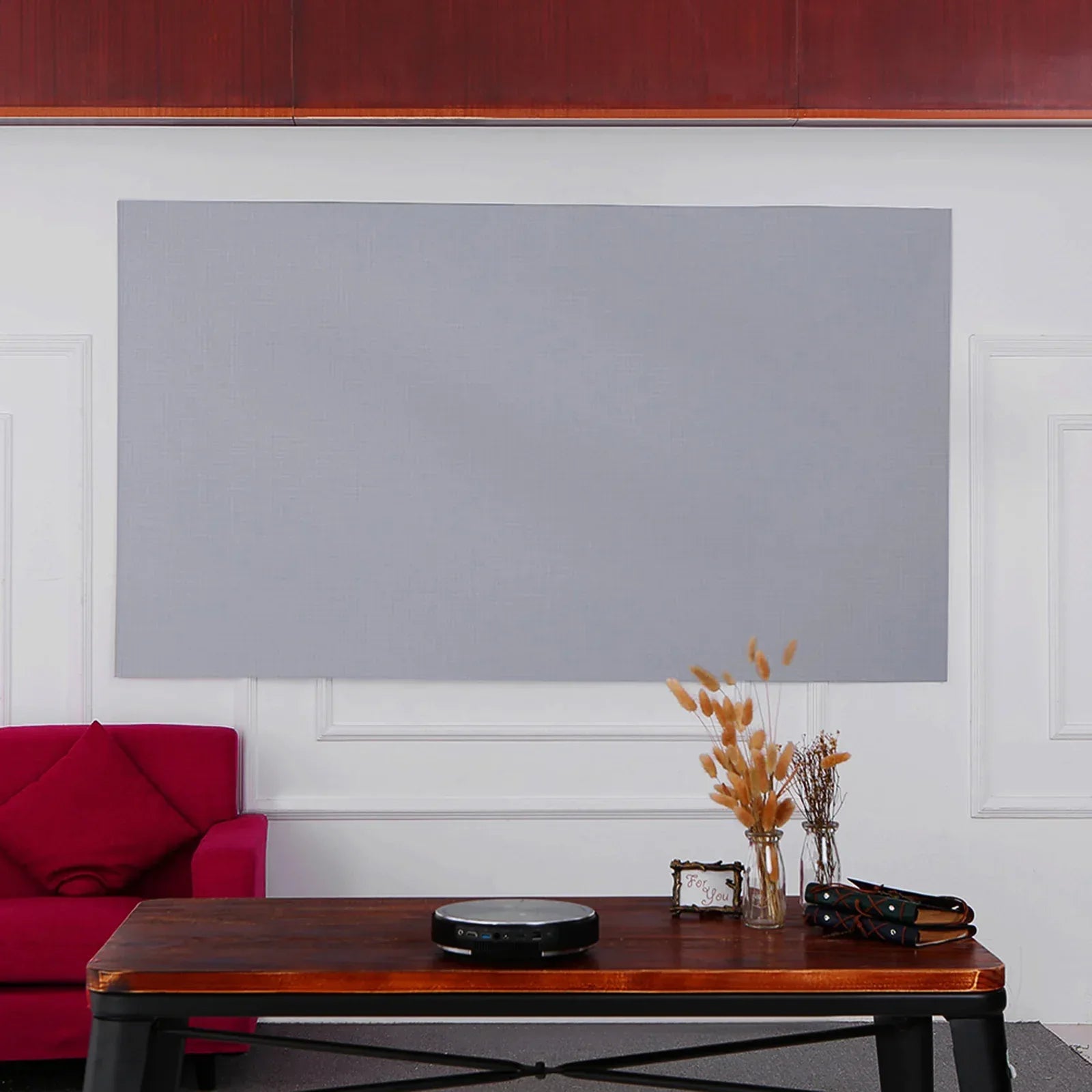 Portable Projector Screen Curtain – 70" Anti-Light - SteadyBuy