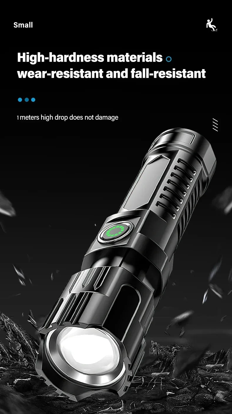 Car Emergency LED Torch - Rechargeable Flashlight for Your Vehicle