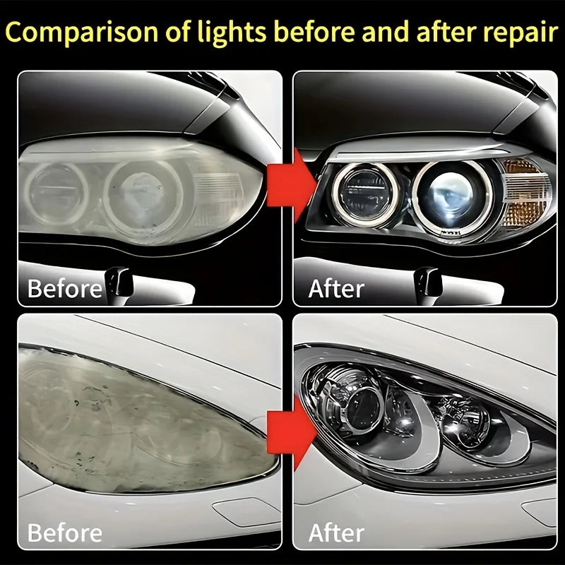 Car Headlight Restoration & Scratch Removal Kit