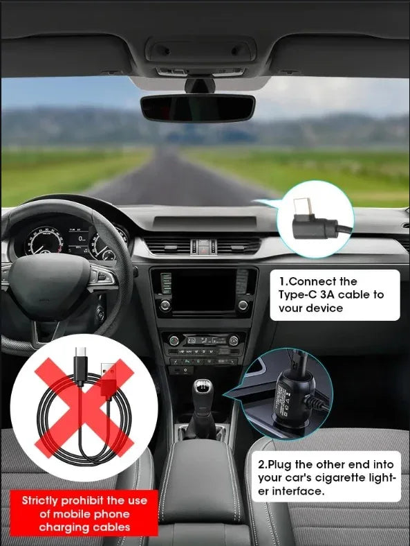 4K Dash Cam with Wi‑Fi, GPS & 24/7 Parking Mode - SteadyBuy