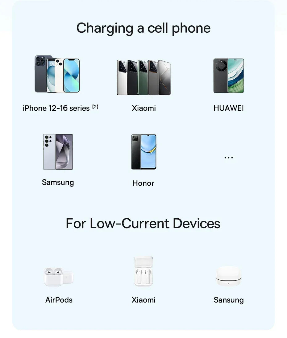 Baseus 15W Qi2 Magnetic Wireless Charger with Stand - SteadyBuy