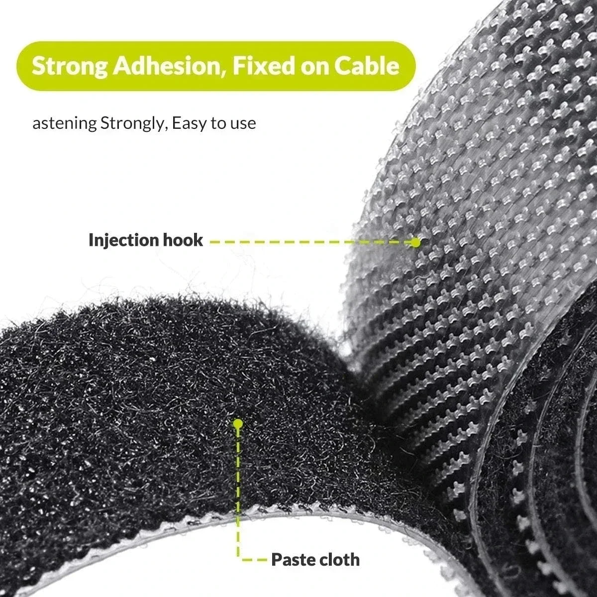 Flexible Cable Organiser Wrap – 3m Black - SteadyBuy