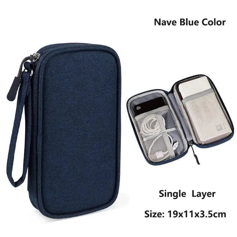 Waterproof Tech Cable Travel Organiser Case - SteadyBuy