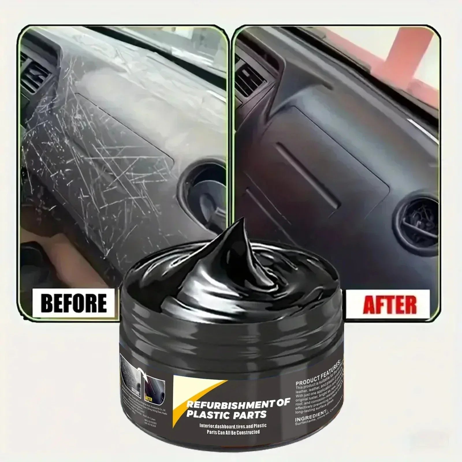 Car Plastic & Trim Scratch Repair Paste - SteadyBuy