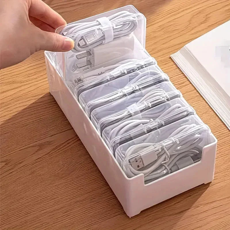 Cable Organiser Storage Box Set (2-Pack) - SteadyBuy