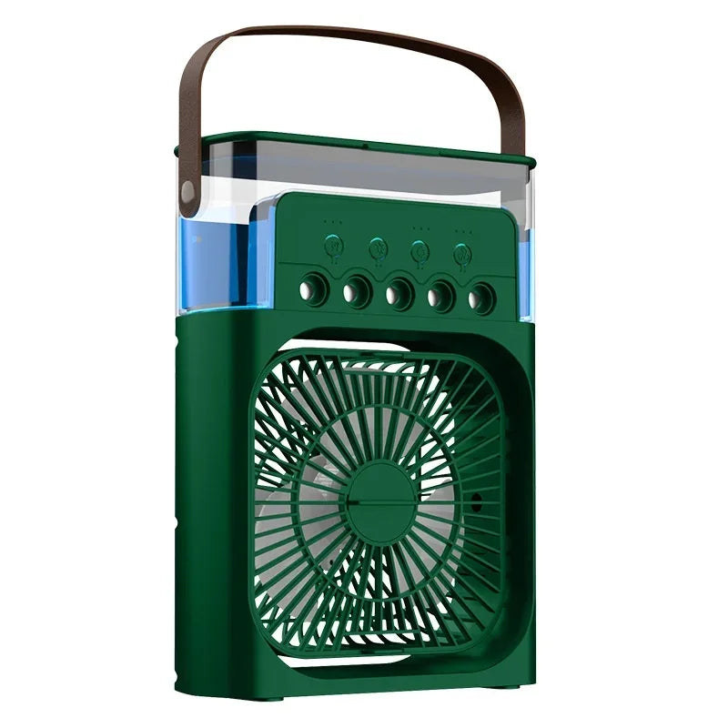 3‑in‑1 Portable Air Cooler & LED Night Light - SteadyBuy