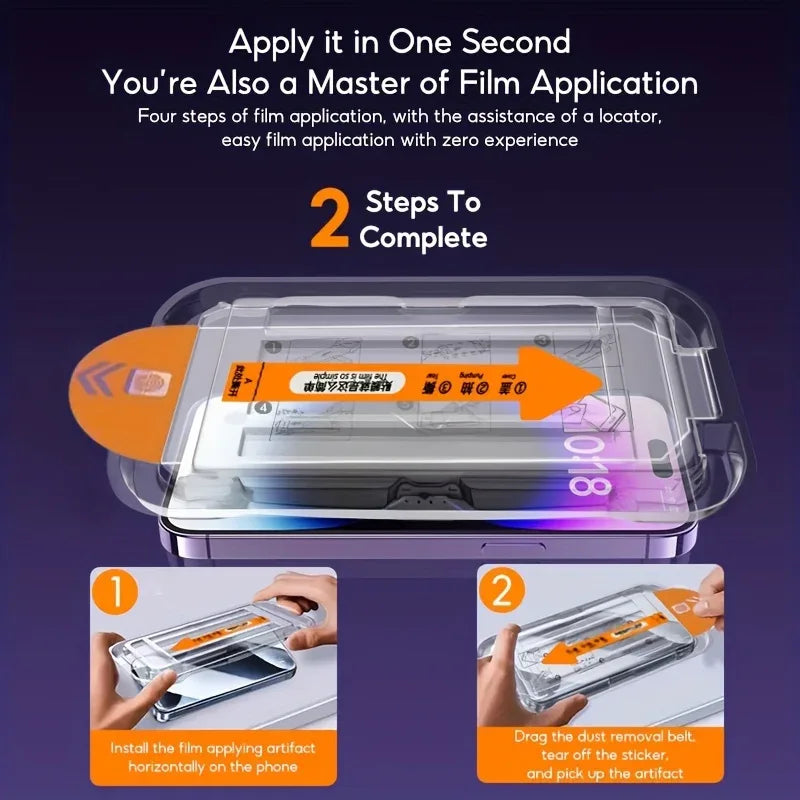 HD Tempered Glass Screen Protector for iPhone - SteadyBuy