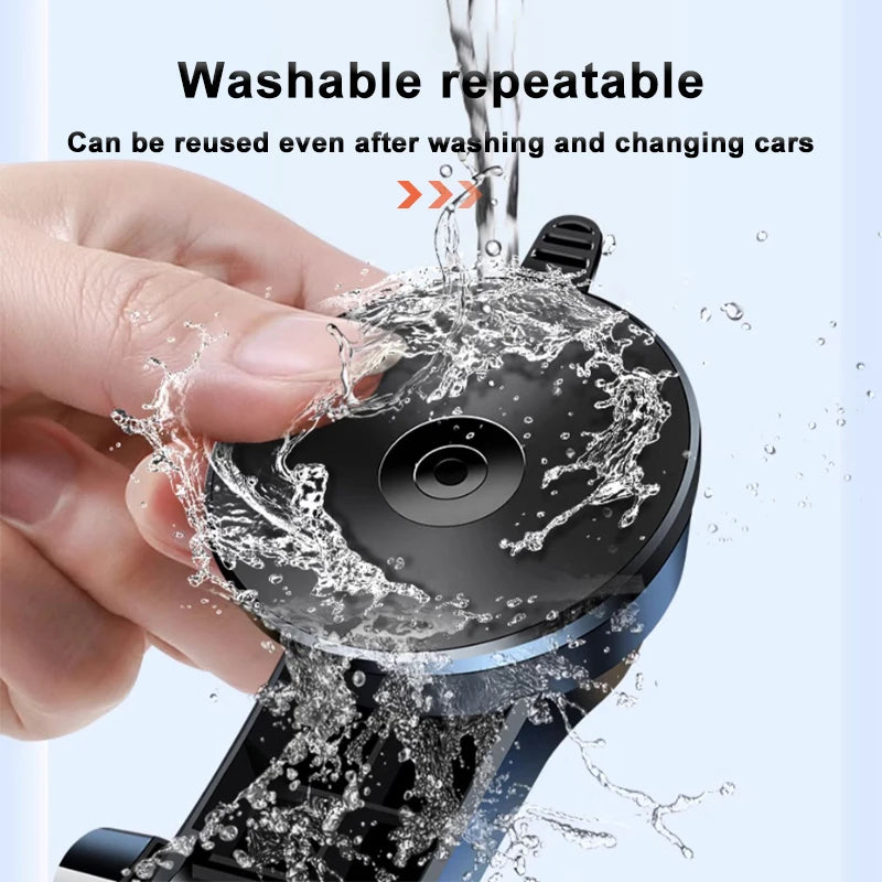 Car Dashboard Phone Mount with Rearview Mirror View
