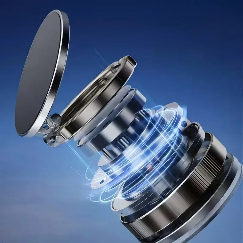 Magnetic Car Phone Mount with 360° Foldable Arm - SteadyBuy