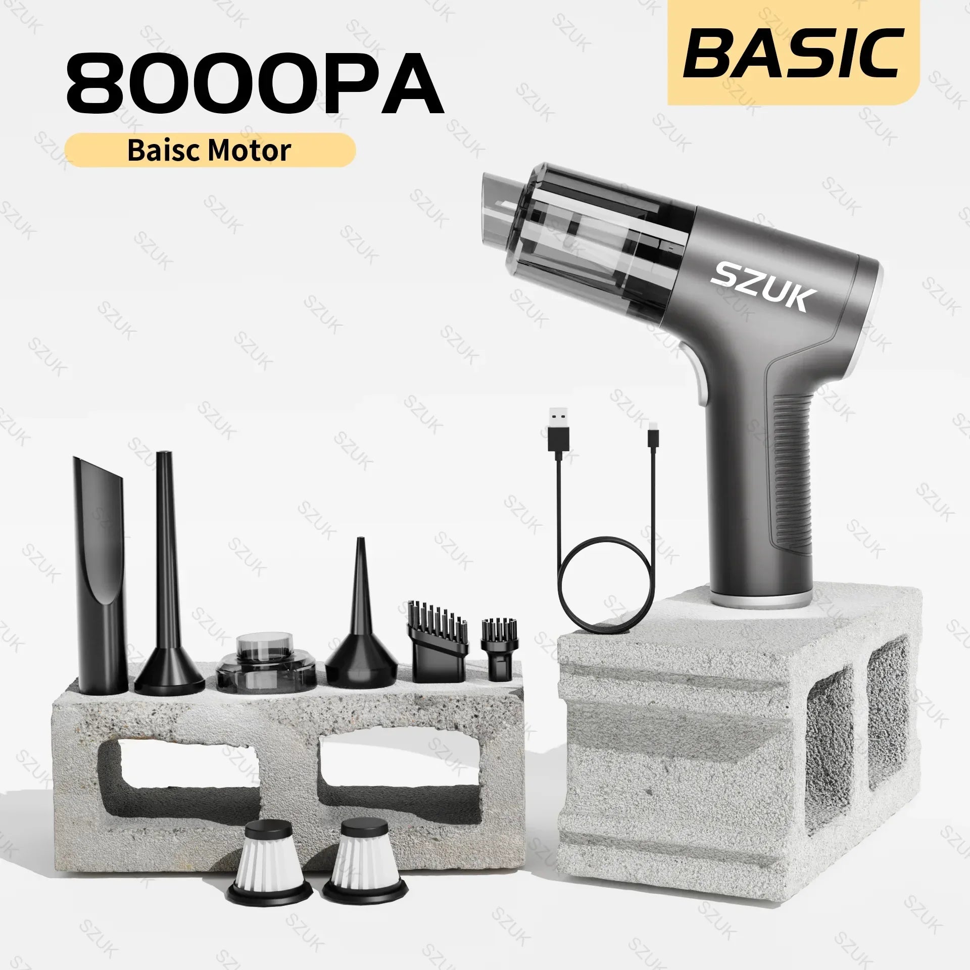 Mini Wireless Car & Home Vacuum Cleaner - SteadyBuy