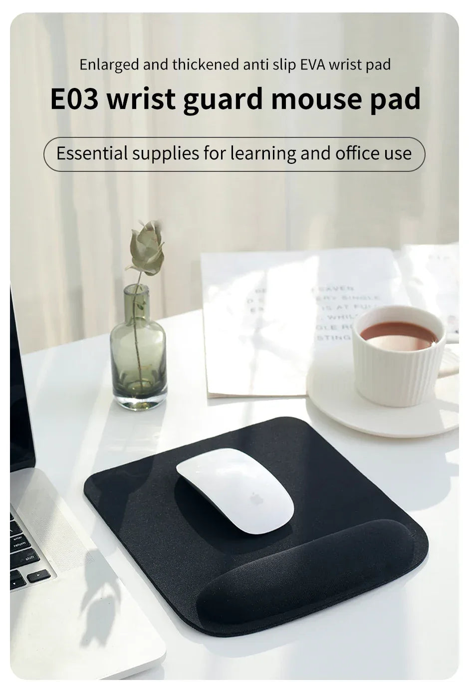 Colourful Ergonomic Wrist Rest Mouse Pad - SteadyBuy