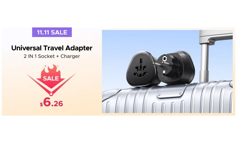 UGREEN 65W GaN Universal Travel Adapter & Charger - SteadyBuy