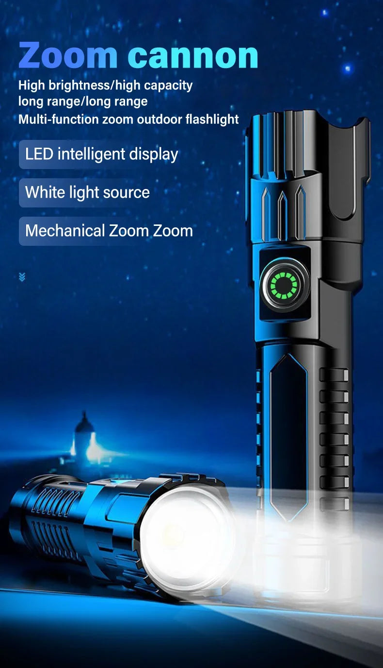 Car Emergency LED Torch - Rechargeable Flashlight for Your Vehicle