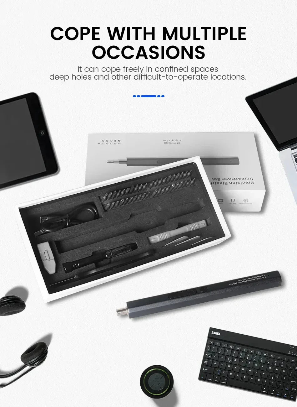 Cordless Precision Electric Screwdriver Set - SteadyBuy