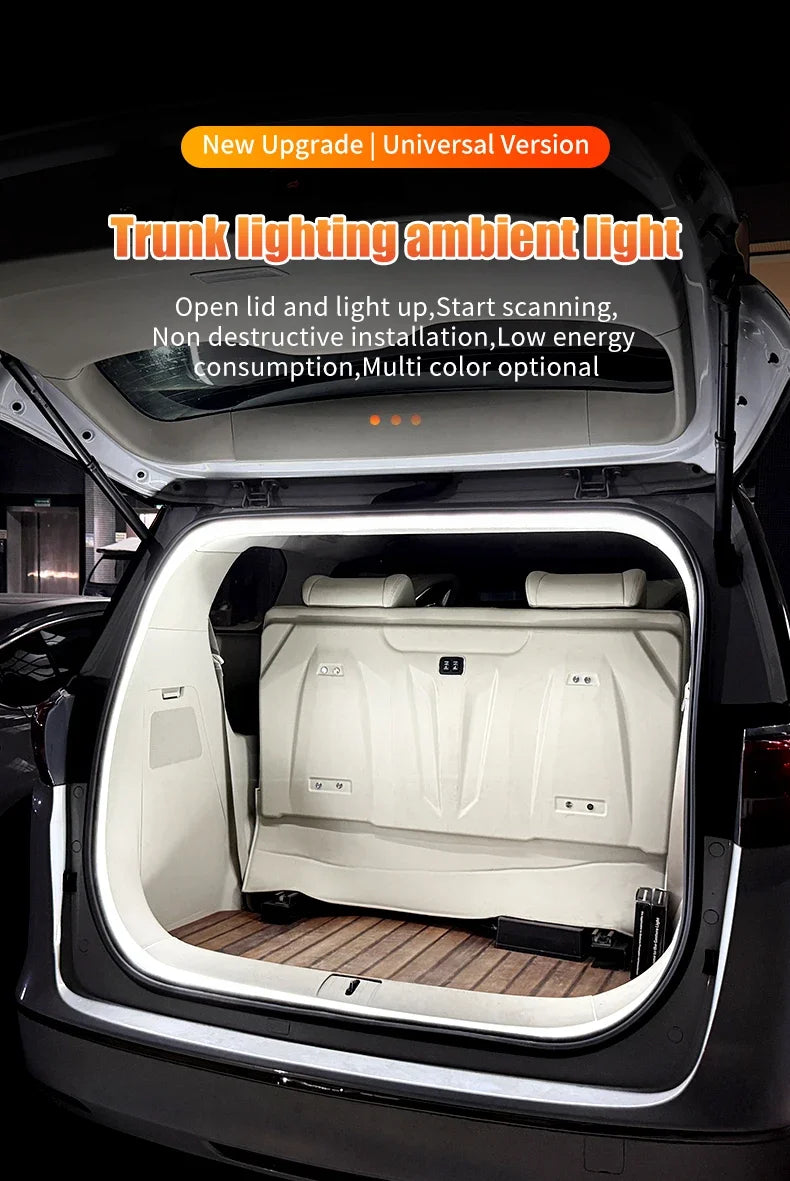 Car LED Trunk Light Strip with Motion Sensor